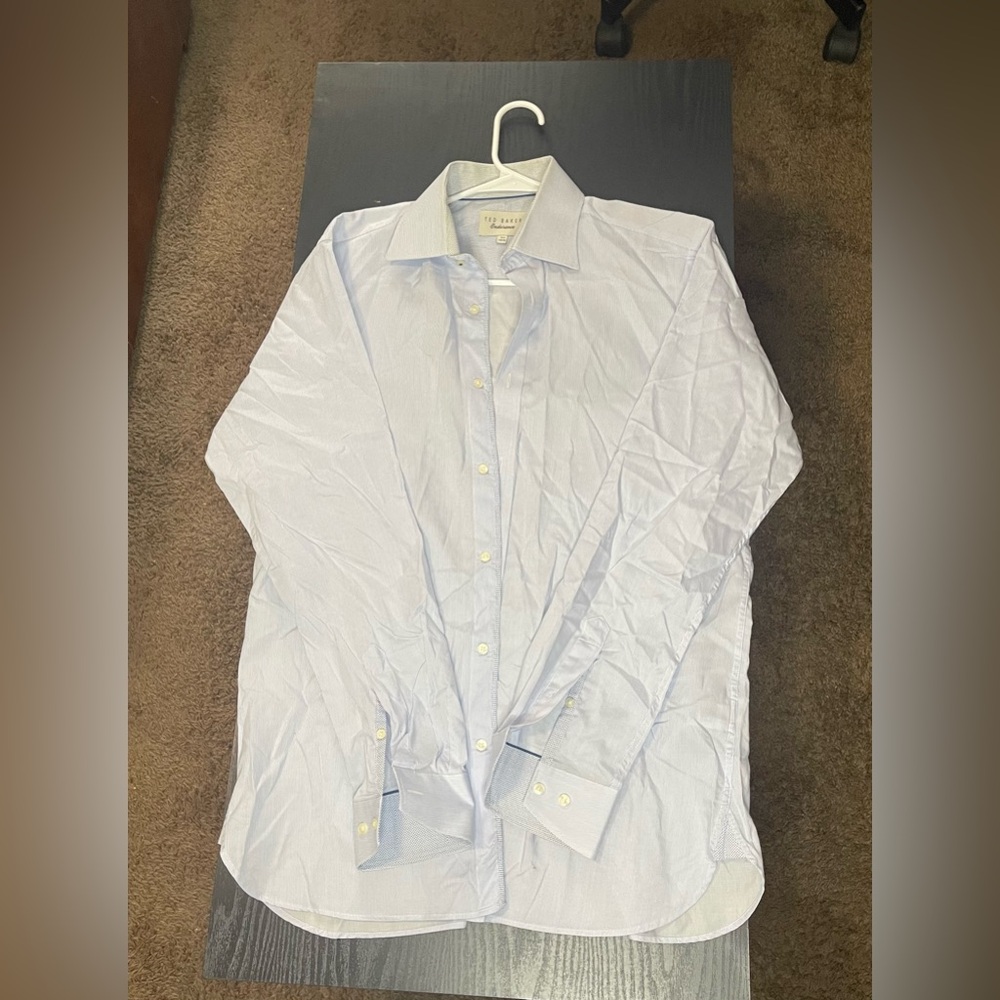 Ted Baker Men's Light Blue Dress Shirt